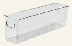 Hot Nice & organized Smal förvaringslåda transparent - 9,6x39x12,2 cm