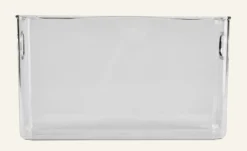 Hot Nice & organized Smal förvaringslåda transparent - 9,6x39x12,2 cm