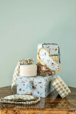 Clearance Smyckeskrin med dragkedja brun - 11x11 cm