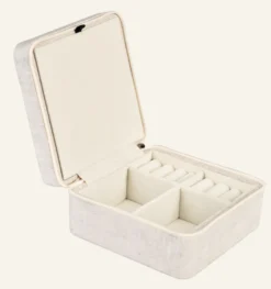 Outlet Smyckeskrin med dragkedja natur - 13x13 cm