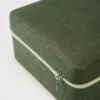 New Smyckeskrin med dragkedja olivgrön - 13x13 cm