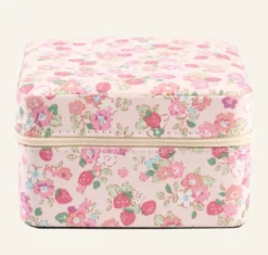 Hot Smyckeskrin med dragkedja rosa - 11x11 cm