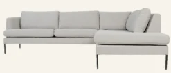 Clearance Forms & Objects Soffa divan höger beige - 269x220x80 cm