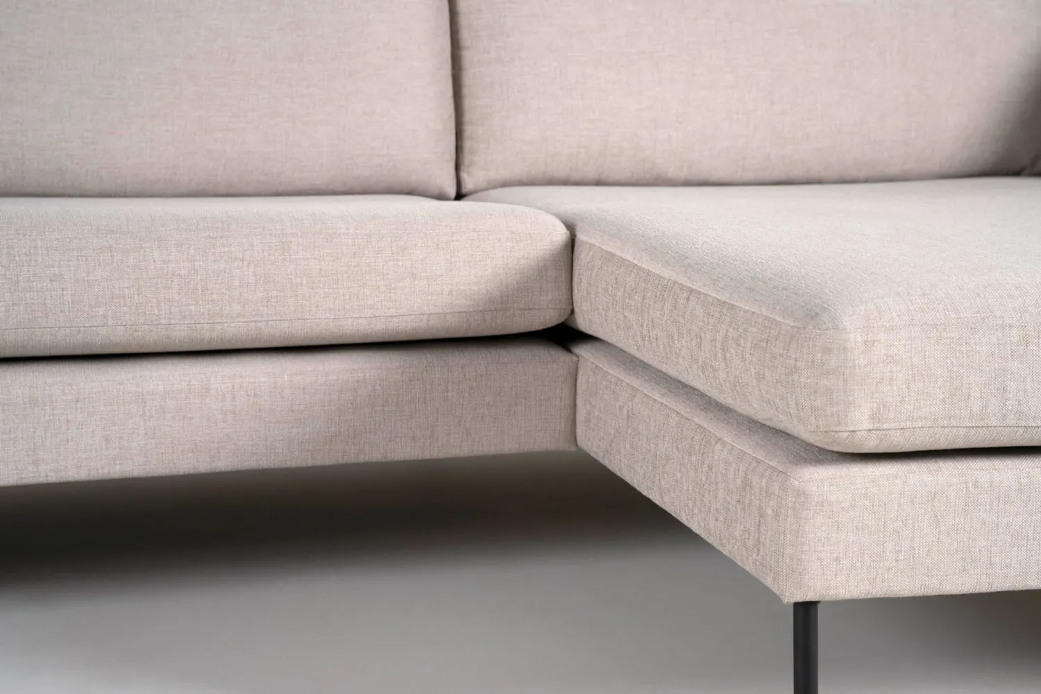 Forms & Objects Soffa schäslong höger beige - 300x156x80 cm