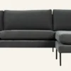 Best Forms & Objects Soffa schäslong höger grå - 300x156x80 cm