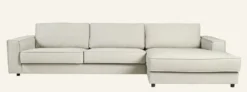 Best Forms & Objects Soffa schäslong höger natur - 315x156x79 cm