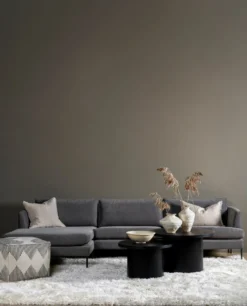 Discount Forms & Objects Soffa schäslong vänster grå - 300x156x80 cm