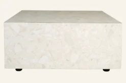 Forms & Objects Soffbord multi/beige - 75x75x35 cm