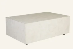Forms & Objects Soffbord multi/beige - 75x75x35 cm