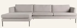 Forms & Objects Sofföverdrag schäslong vänster beige - -