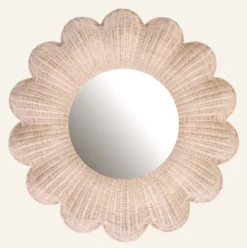 Discount Spegel ljus natur - 73x73x9 cm