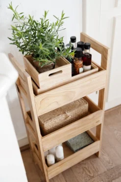 New Nice & organized Stapelbar förvaringslåda natur - 20x16x8 cm