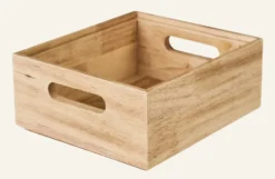New Nice & organized Stapelbar förvaringslåda natur - 20x16x8 cm