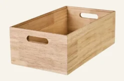 New Nice & organized Stapelbar förvaringslåda natur - 35x20x12 cm