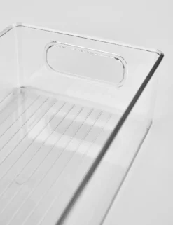 Best Nice & organized Stapelbar förvaringslåda transparent - 15x26x7,5 cm
