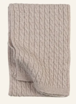 Best Stickad halsduk sand - 23x146 cm