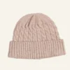 Sale Stickad hatt sand - 24x22 cm