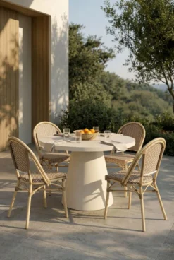 Discount Forms & Objects Stol beige - 46x57x88 cm