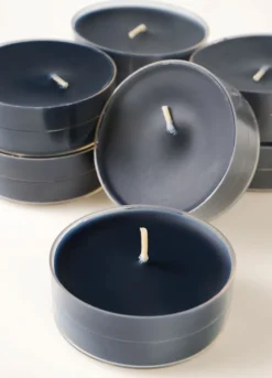 Hot Stora värmeljus svart - 6x2 cm