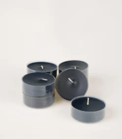Hot Stora värmeljus svart - 6x2 cm