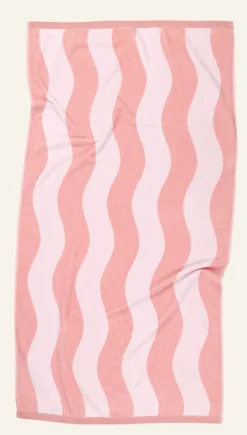 Hot Strandhandduk rosa - 90x180 cm