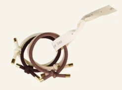 Outlet 4 st. scrunchies multi/beige - ø6cm