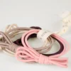Outlet 4 st. scrunchies multi/rosa - ø6cm