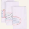 Online Camilla Pihl 3 st tygservetter vit - 45x45 cm