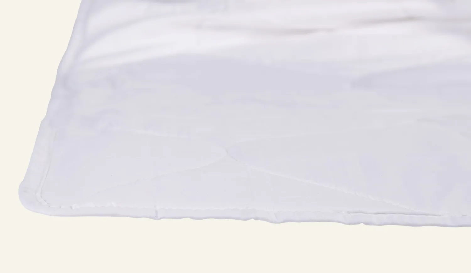 Clearance Svalt bomullstäcke vit - 150x210 cm