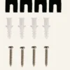 New Takfäste svart - 4 stk