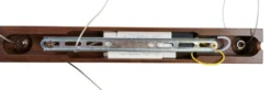 Clearance Forms & Objects Taklampa brun - 34x120x40 cm