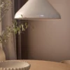 Online Forms & Objects Taklampa creme - 19,5 cm ø43,4