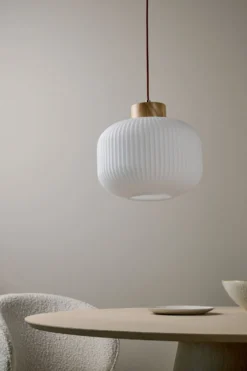 New Forms & Objects Taklampa natur - 25 cm ø30