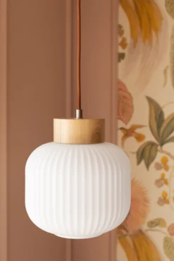 Discount Forms & Objects Taklampa natur - 24 cm ø20