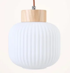 Discount Forms & Objects Taklampa natur - 24 cm ø20