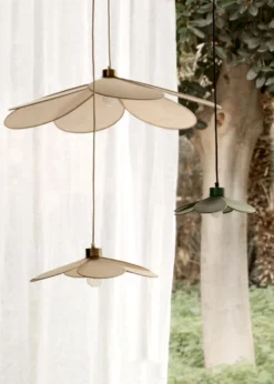 Outlet Taklampa natur - 46x46x13 cm