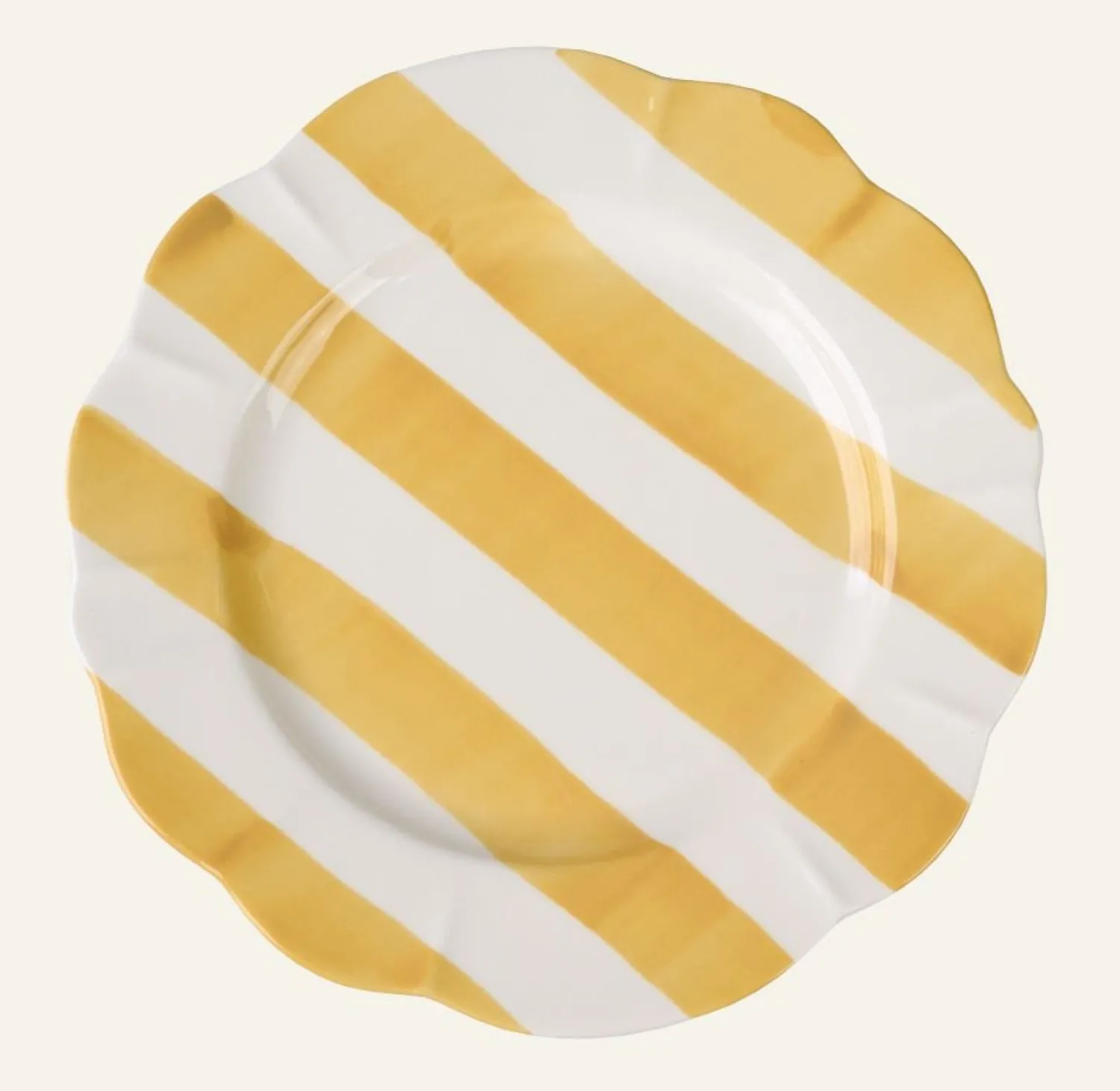 Discount Camilla Pihl Tallrik gul - ø21cm