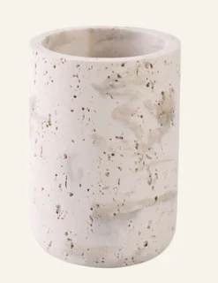 Online Tandborsthållare beige - 8,2x8,2x11,8 cm