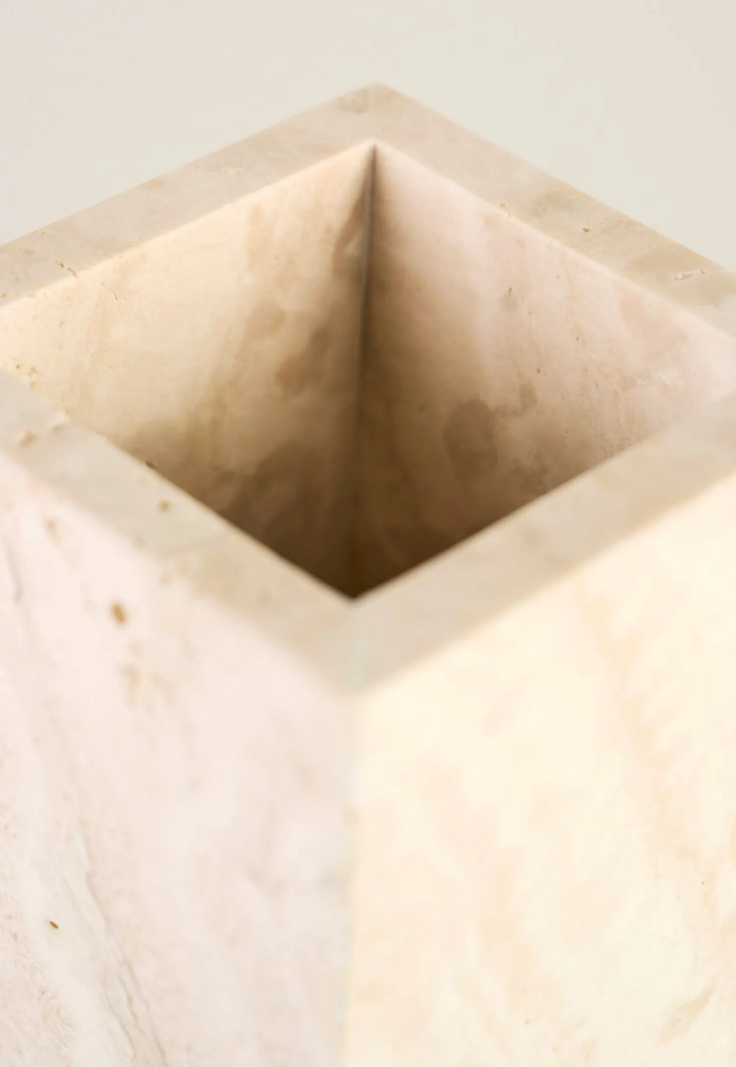 Hot Tandborsthållare beige - 7x7x11 cm