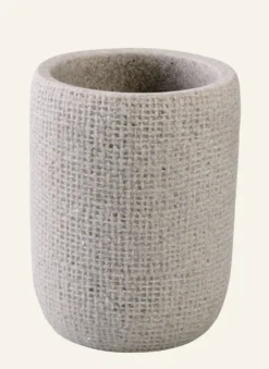 Clearance Tandborstmugg grå - 7,3x7,3x,9,4 cm