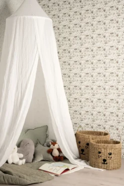 Discount Little Roomies Tapet blå - 53 cm x10,5 m