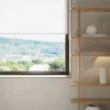 Clearance Transparent rullgardin offwhite - 140x185 cm