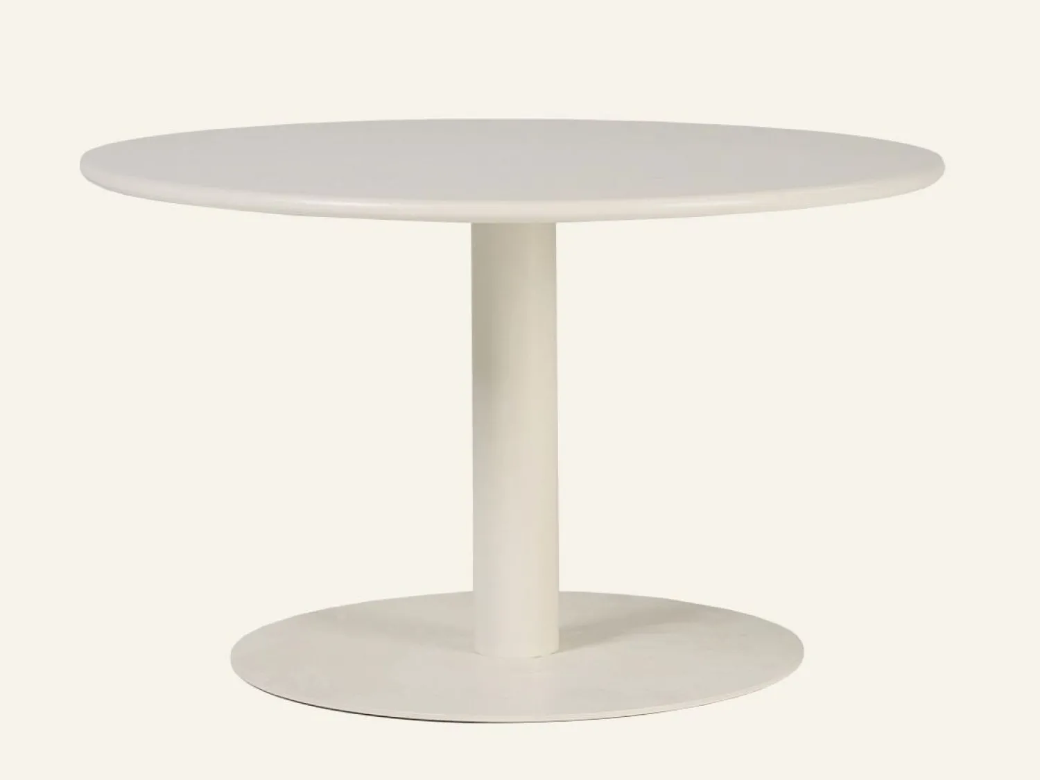 Discount Forms & Objects Trädgårdsbord offwhite - 35 cm ø60