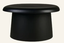 Clearance Forms & Objects Trädgårdsbord svart - h38 cm ø66