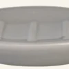 Tvålkopp grå - 12,2x8,5x2,5 cm