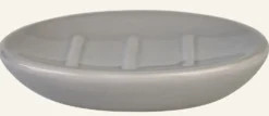Tvålkopp grå - 12,2x8,5x2,5 cm