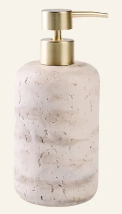 Hot Tvålpump beige - 8,3x8,3x19,3 cm