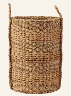 Tvättkorg natur - H50cm Ø37cm