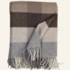 Outlet Premium Collection Ullpläd multi/beige - 130x170 cm