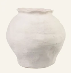 New Vas vit - 25,6x25,6x24,4 cm